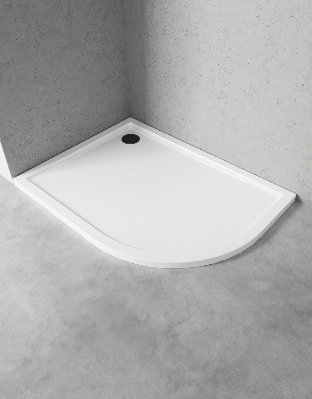 Asimetrične polkrožne tuš kadi