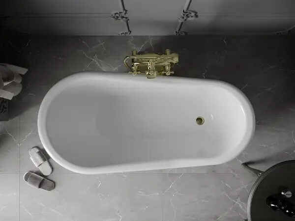 Retro freestanding bath