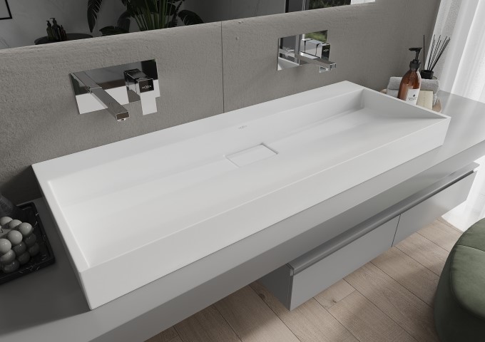 Izliv za umivalnikovo armaturo