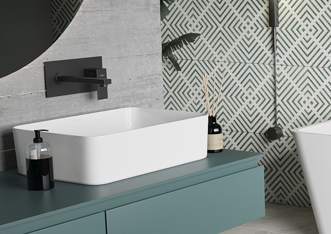 podometna umivalniška pipa