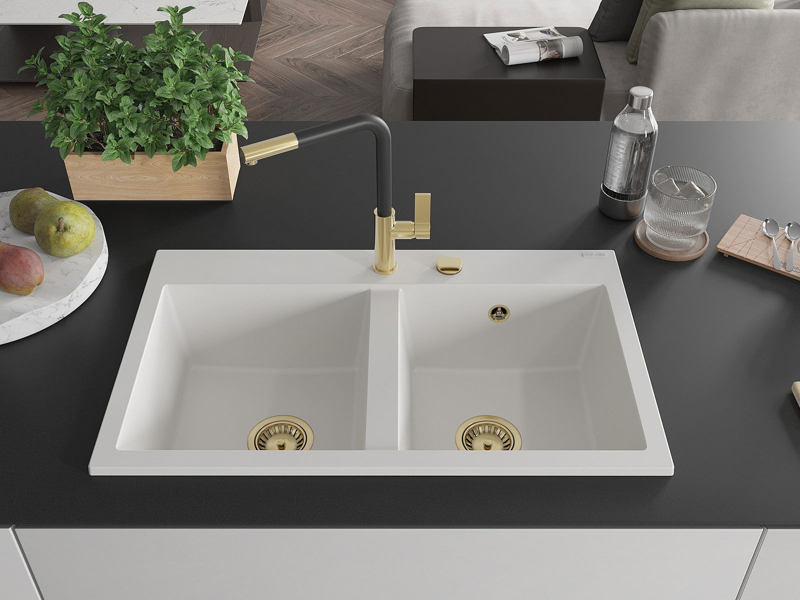 veliko dvodelno korito