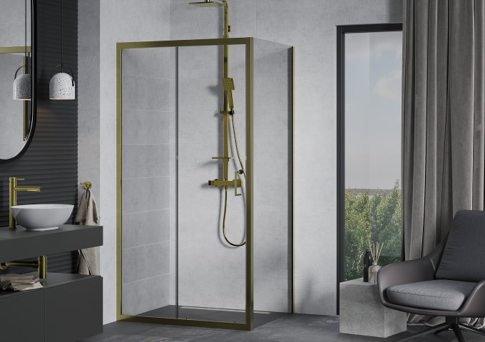 tuš stebri v kopalnici