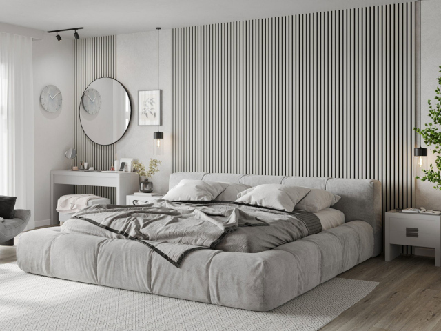 Beli stenski lameli Mexen