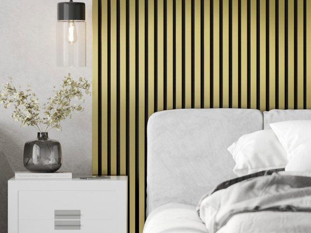 stenske letvice v spalnici