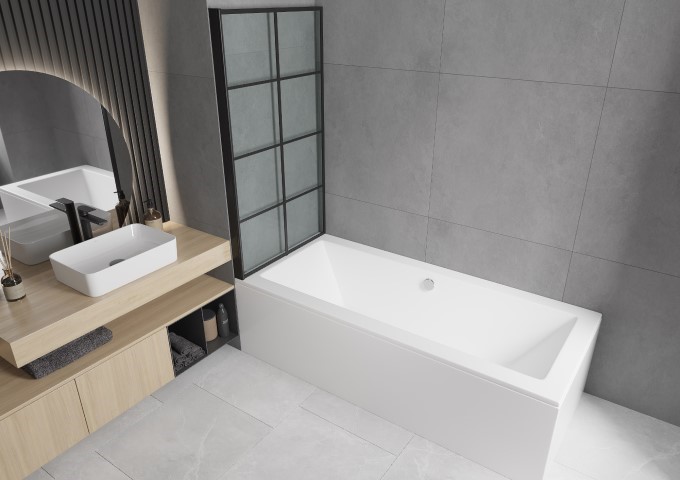 Kopalna polica za kad v kopalnici