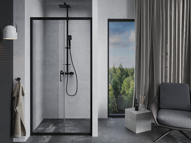 Kopalniški stolpec v postavitvi kopalnice