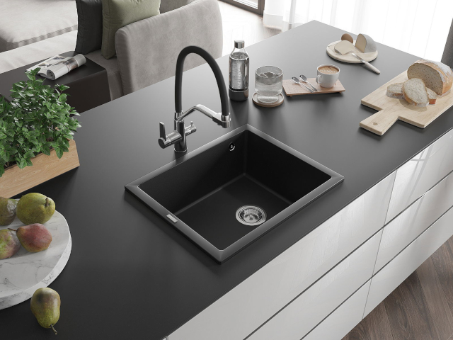 Jekleni enokomorni pomivalnik Mexen