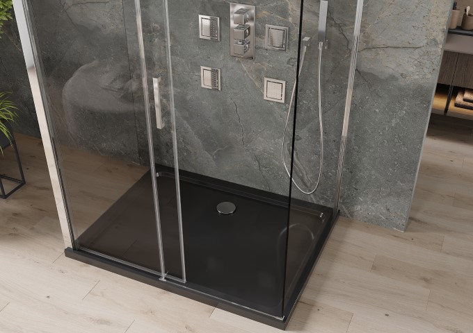 Stenske prhaste kabine z kadjo 70x70