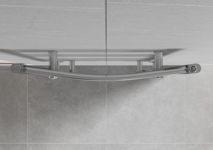 kromirani kopalniški radiator