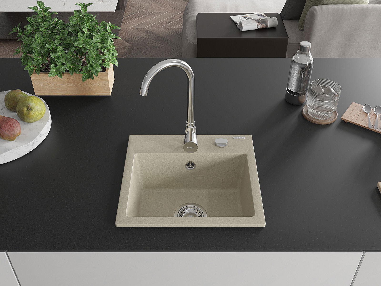 Enojna pomivalna korita Mexen