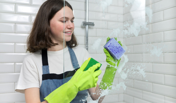 Kako očistiti tuš steno?