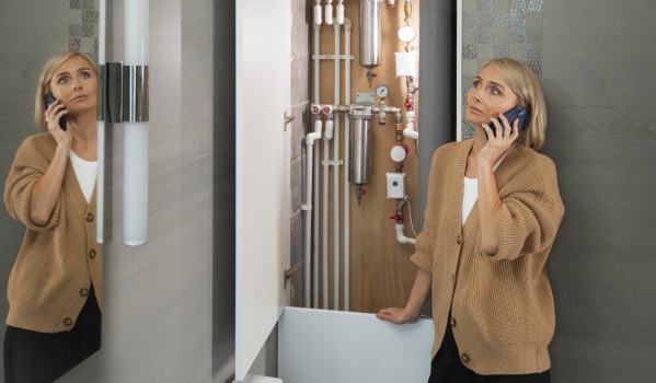 Kako skriti cevi v majhni kopalnici – obloga, pohištvo ali dekorativni triki?