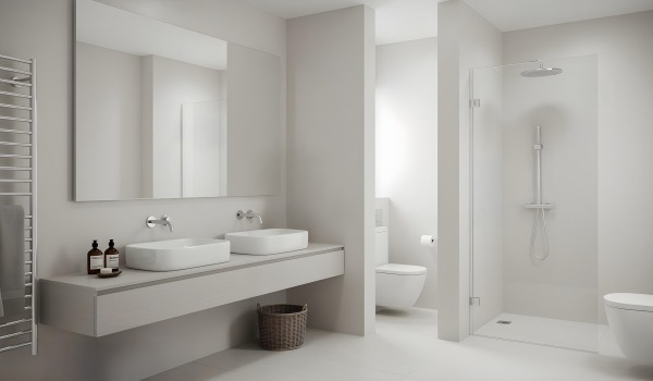 Minimalistična kopalnica — kako urediti preprost, eleganten in funkcionalen prostor? 