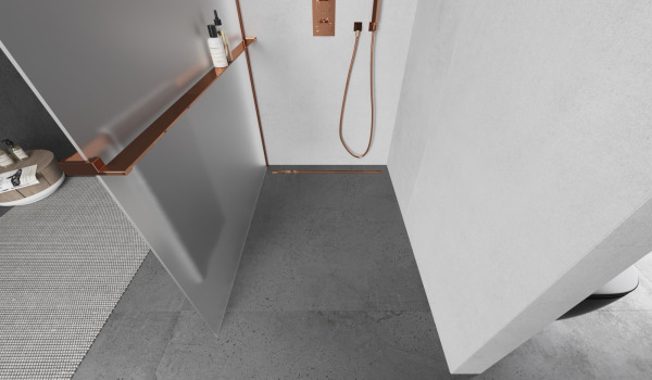 Ekskluzivno rožnato zlato v kopalnici