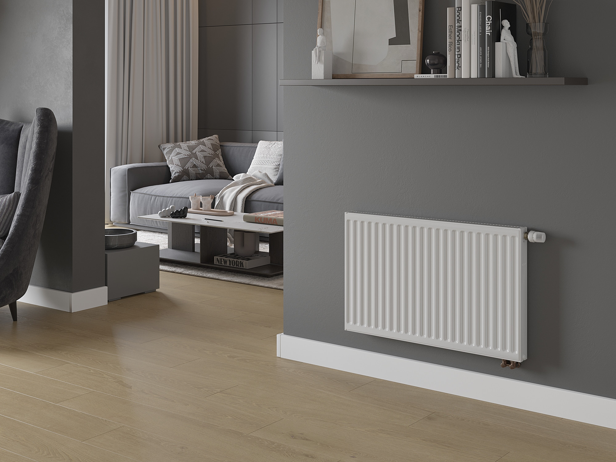 Ogrevanje v domu - ploščati radiator